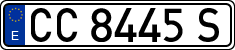 License plates of Spain, 1971 year series