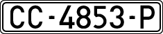 License plates of Spain, 1971 year series