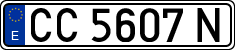 License plates of Spain, 1971 year series