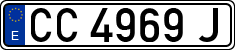 License plates of Spain, 1971 year series