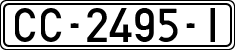 License plates of Spain, 1971 year series