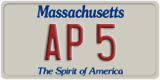 Massachusetts, Vanity Plates