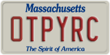 Massachusetts, Vanity Plates
