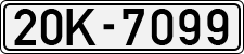 License plate of Vietnam, Cars