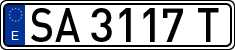 License plates of Spain, 1971 year series