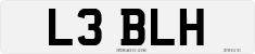 License plate of the United Kingdom, 1983 year system