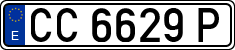 License plates of Spain, 1971 year series
