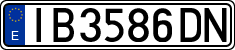 License plates of Spain, 1971 year series