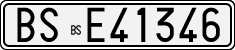 License plate of Italy, Cars (1927 year series)