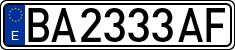 License plates of Spain, 1971 year series