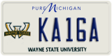 Michigan, Specialty plates (AB12C)