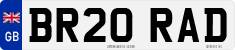 License plate of the United Kingdom, 2001 year system