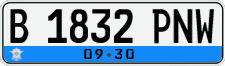 License plate of Indonesia, Regular plates