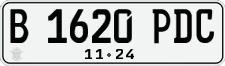 License plate of Indonesia, Regular plates