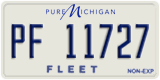 Michigan, Fleet (PF 12345)