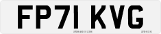 License plate of the United Kingdom, 2001 year system