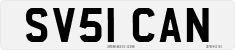 License plate of the United Kingdom, 2001 year system