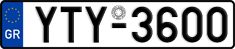 License plate of Greece, Cars
