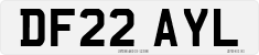 License plate of the United Kingdom, 2001 year system