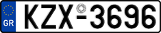 License plate of Greece, Cars