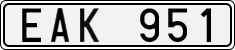 License plate of Sweden, Regular plates