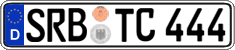 German license plate, Regular plates