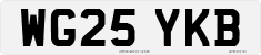 License plate of the United Kingdom, 2001 year system