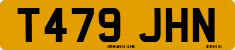 License plate of the United Kingdom, 1983 year system