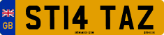 License plate of the United Kingdom, 2001 year system