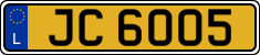 License plate of Luxembourg, 2003 year system