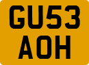 License plate of the United Kingdom, 2001 year system