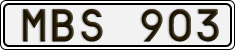 License plate of Sweden, Regular plates
