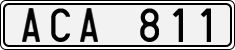 License plate of Sweden, Regular plates