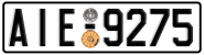 License plate of Greece, Cars