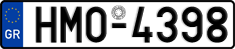 License plate of Greece, Cars
