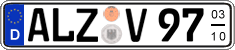 German license plate, Seasonal plates