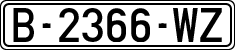 License plates of Spain, 1971 year series