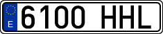 License plates of Spain, Ordinary (2000)