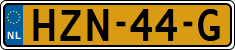 License plate of the Netherlands, Cars