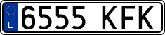 License plates of Spain, Ordinary (2000)