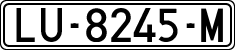 License plates of Spain, 1971 year series