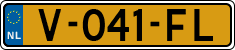 License plate of the Netherlands, Light Commercial Vehicles (1994 system)