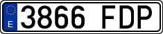 License plates of Spain, Ordinary (2000)