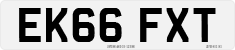 License plate of the United Kingdom, 2001 year system