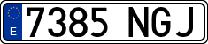License plates of Spain, Ordinary (2000)