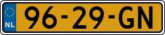 License plate of the Netherlands, Diplomatic