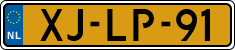 License plate of the Netherlands, Cars