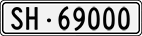 License plate of Switzerland, Cars