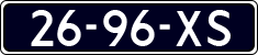 License plate of the Netherlands, Cars
