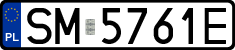 License plates of Poland, Regular car plates